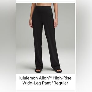Lululemon Align High Rise Wide Leg Pant